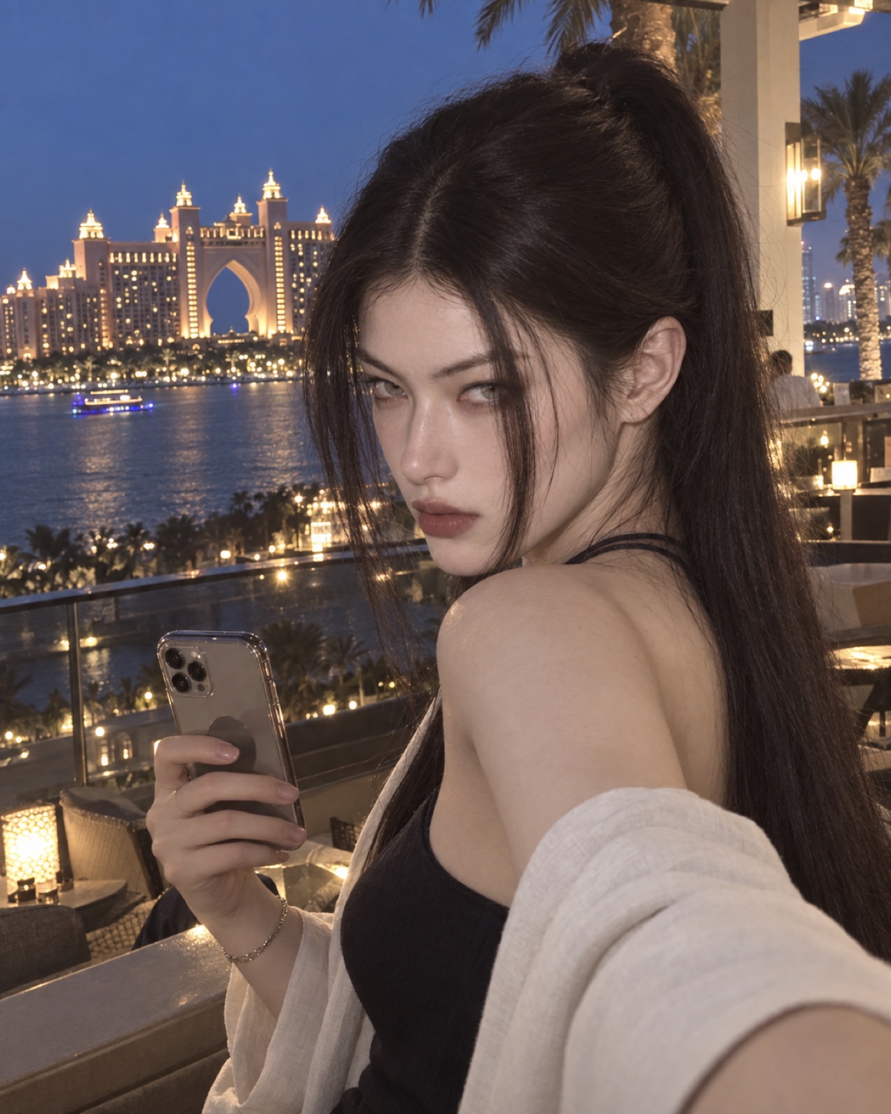 天台夜色